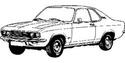 Охладителна уредба на двигателя за OPEL MANTA A от 1970 до 1975