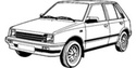 Охладителна уредба на двигателя за DAIHATSU CHARADE II (G11, G30) от 1983 до 1987
