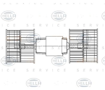 Вентилатор вътрешно пространство HELLA за BMW 3 Ser (E21) от 1975 до 1984