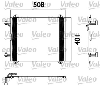 Кондензатор климатизации VALEO за AUDI A2 (8Z0) от 2000 до 2005