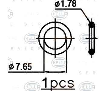 Кондензатор, климатизация HELLA 8FC 351 303-504 за AUDI A5 кабриолет (8F7) от 2009 до 2017