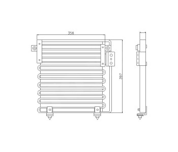 Кондензатор климатизации P.R.C за CHRYSLER VOYAGER II (ES) от 1990 до 1995