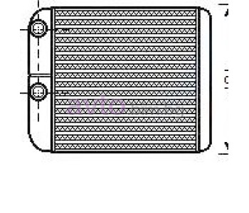 Радиатор за парно размер 180/180/36 за MITSUBISHI GALANT VIII (EA_) от 1996 до 2004