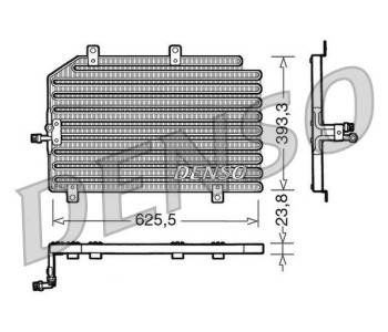 Кондензатор, климатизация DENSO DCN01022 за ALFA ROMEO GTV (916C_) от 1994 до 2005