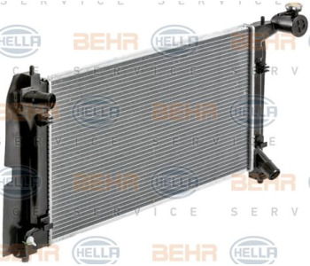 Радиатор, охлаждане на двигателя HELLA 8MK 376 902-001 за SKODA FABIA II (542) хечбек от 2006 до 2014