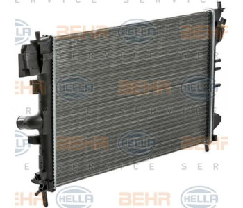 Радиатор, охлаждане на двигателя HELLA 8MK 376 700-491 за VOLKSWAGEN GOLF V Plus (5M1, 521) от 2005 до 2013
