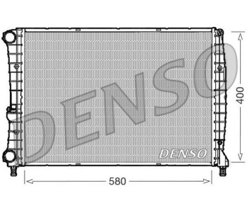 Радиатор, охлаждане на двигателя DENSO DRM02018 за AUDI Q2 (GA) от 2016