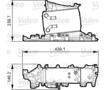 Интеркулер (охладител за въздуха на турбината) VALEO 818265 за SEAT LEON SC (5F5) купе от 2013