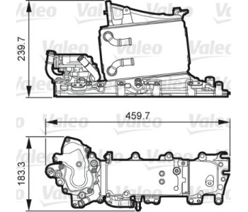 Интеркулер (охладител за въздуха на турбината) VALEO 818268 за AUDI A3 Sportback (8VA, 8VF) от 2012