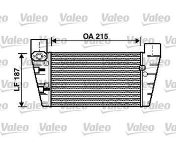 Интеркулер (охладител за въздуха на турбината) VALEO 817867 за AUDI A4 (8EC, B7) от 2004 до 2008