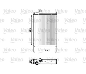 Топлообменник, отопление на вътрешното пространство VALEO 811507 за AUDI A4 (8K2, B8) от 2007 до 2012