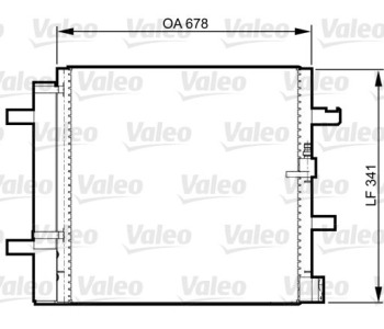 Кондензатор, климатизация VALEO 814370 за AUDI A6 Avant (4G5, C7, 4GD) от 2011 до 2018