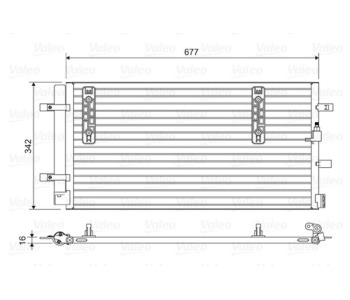 Кондензатор, климатизация VALEO 814419 за AUDI Q5 (8R) от 2008 до 2012