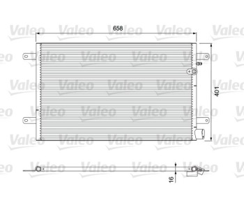 Кондензатор, климатизация VALEO 814004 за AUDI A6 Allroad (4FH, C6) от 2006 до 2011