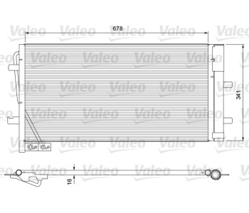 Кондензатор, климатизация VALEO 814169 за AUDI Q3 (8U) от 2011 до 2018