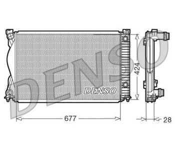 Радиатор, охлаждане на двигателя DENSO DRM05014 за BMW 3 Ser (F34) гран туризмо от 2012