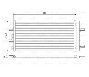 Кондензатор, климатизация VALEO 822615 за MINI COOPER (F55) от 2013