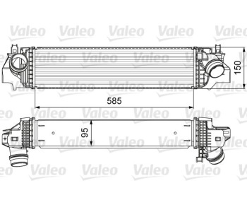 Интеркулер (охладител за въздуха на турбината) VALEO 818640 за BMW 2 Ser (F45) Active Tourer от 2013