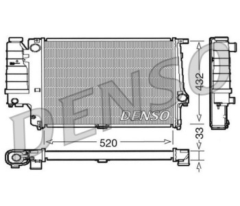 Радиатор, охлаждане на двигателя DENSO DRM05120 за BMW 4 Ser (F32, F82) купе от 2013