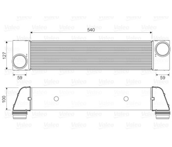 Интеркулер (охладител за въздуха на турбината) VALEO 818357 за BMW 7 Ser (E65, E66, E67) от 2002 до 2009