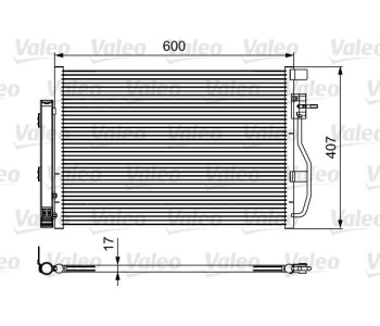 Кондензатор, климатизация VALEO 814478 за CHEVROLET AVEO (T300) хечбек от 2011