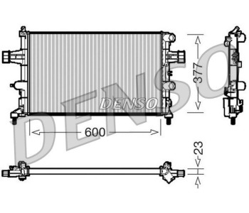 Радиатор, охлаждане на двигателя DENSO DRM20109 за CHEVROLET MALIBU от 2012