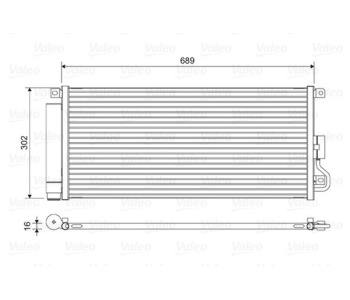 Кондензатор, климатизация VALEO 822592 за OPEL MOKKA X (J13) от 2012