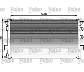 Кондензатор, климатизация VALEO 817073 за CHRYSLER VOYAGER (GS) от 1995 до 2001