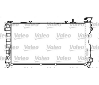 Радиатор, охлаждане на двигателя VALEO 732756 за CHRYSLER VOYAGER (RG, RS) от 1999 до 2008