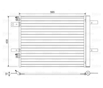 Кондензатор, климатизация VALEO 822564 за PEUGEOT 308 II (T9) от 2013 до 2021