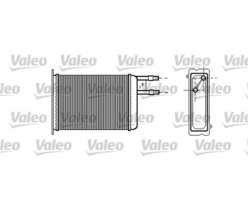 Топлообменник, отопление на вътрешното пространство VALEO 812141 за FIAT DUCATO (230) товарен от 1994 до 2002