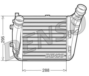 Интеркулер (охладител за въздуха на турбината) DENSO DIT09116 за FIAT 500 (312) от 2007