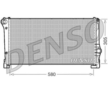 Радиатор, охлаждане на двигателя DENSO DRM09161 за FIAT 500 (312) от 2007