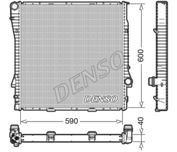 Радиатор, охлаждане на двигателя DENSO DRM06038 за FIAT 500X (334) от 2014