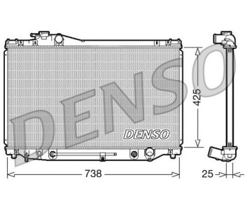 Топлообменник, отопление на вътрешното пространство DENSO DRR09001 за FIAT MAREA (185) от 1996 до 2007