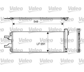 Кондензатор, климатизация VALEO 814069 за FIAT DUCATO (250) товарен от 2006