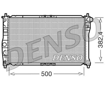 Радиатор, охлаждане на двигателя DENSO DRM09036 за FIAT MAREA (185) комби от 1996 до 2007