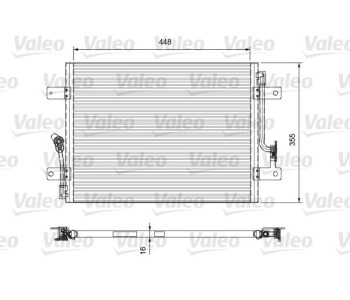 Кондензатор, климатизация VALEO 818065 за FIAT SIENA I (178) от 1996 до 2012