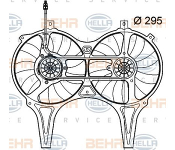 Кондензатор, климатизация HELLA 8FC 351 000-411 за FORD B-MAX (JK) от 2012