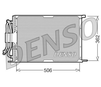 Кондензатор, климатизация DENSO DCN10007 за FORD C-MAX I (DM2) от 2007 до 2010