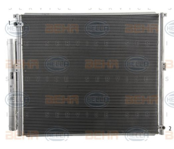 Кондензатор, климатизация HELLA 8FC 351 344-554 за FORD GRAND C-MAX (DXA/CB7, DXA/CEU) от 2010