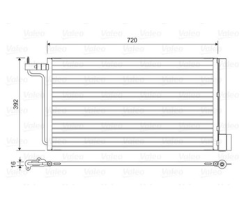 Кондензатор, климатизация VALEO 814177 за FORD GRAND C-MAX (DXA/CB7, DXA/CEU) от 2010