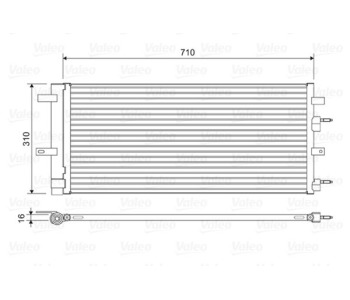 Кондензатор, климатизация VALEO 822618 за FORD S-MAX от 2015