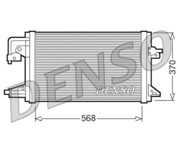 Кондензатор, климатизация DENSO DCN10003 за FORD MONDEO I (BNP) комби от 1993 до 1996