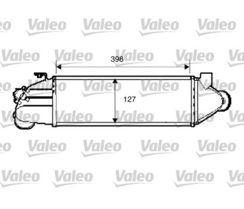 Интеркулер (охладител за въздуха на турбината) VALEO 817891 за FORD TRANSIT (FA) товарен от 2000 до 2006