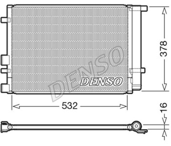 Кондензатор, климатизация DENSO DCN41010 за KIA CEED (JD) от 2012 до 2018