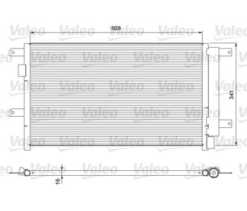 Кондензатор, климатизация VALEO 815089 за IVECO DAILY IV товарен от 2006 до 2011