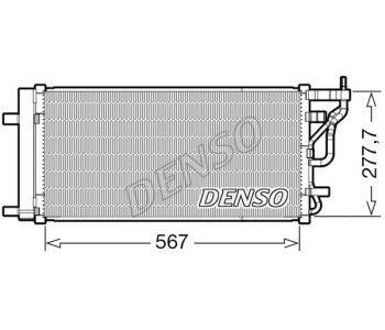 Кондензатор, климатизация DENSO DCN43005 за KIA SOUL I (AM) от 2009 до 2014