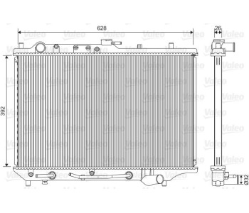Радиатор, охлаждане на двигателя VALEO 701550 за MAZDA 323 S IV (BG) от 1989 до 1995
