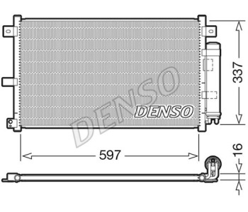 Кондензатор, климатизация DENSO DCN44008 за MAZDA 6 (GH) седан от 2007 до 2013
